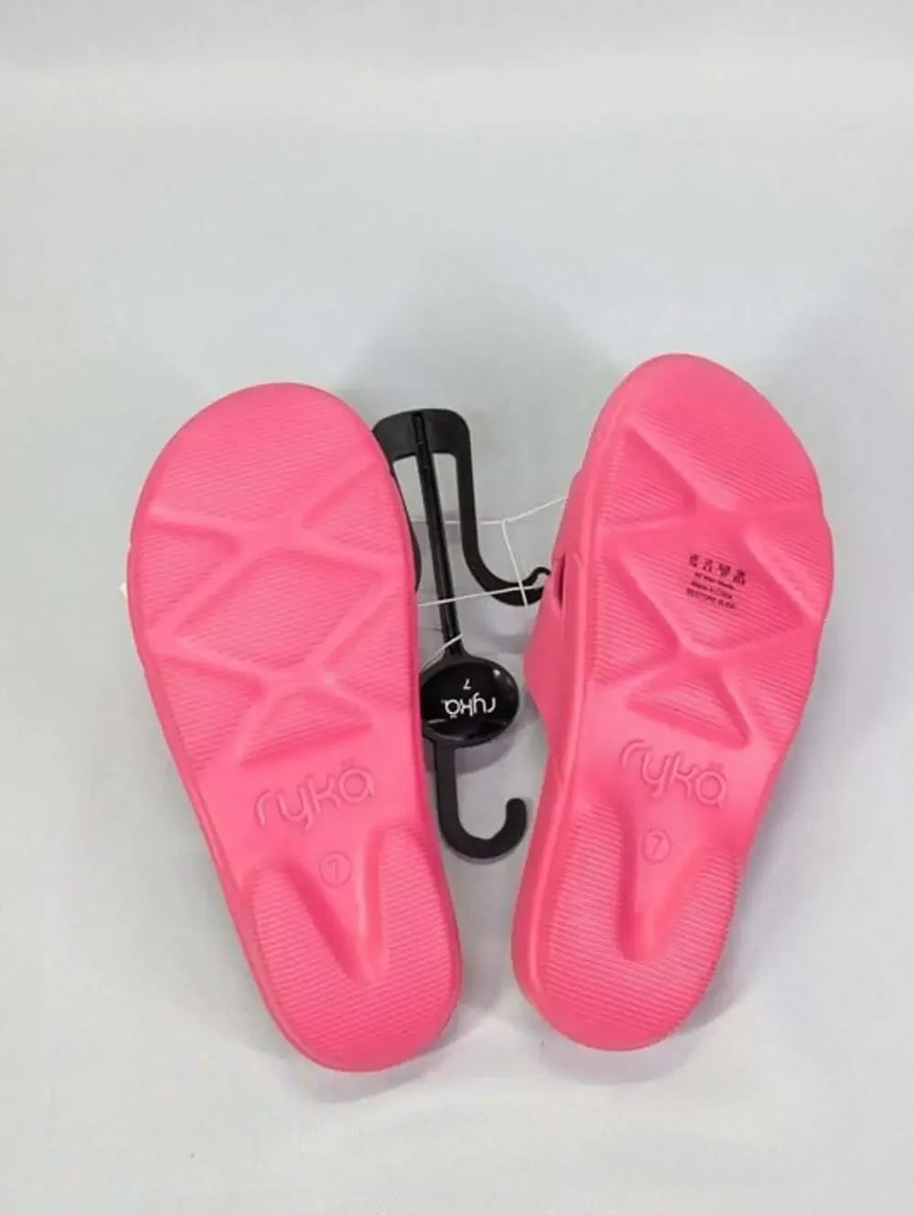 Ryka Women's Restoreslide Recovery Slide in Hot Pink Size 7 M (MSRP $50)